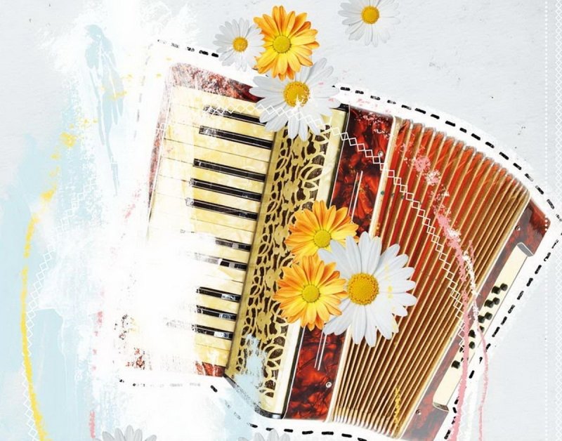 Народные инструменты фон