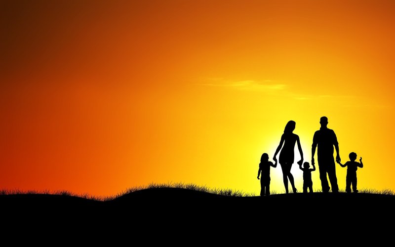 Фон для презентации семья