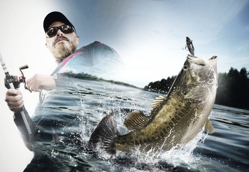 Фон рыбалка