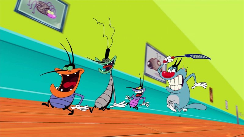 Огги и тараканы мультсериал