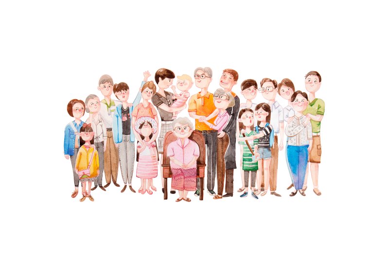 Семья мультяшные