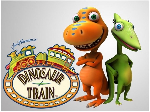 Герои мультика поезд динозавров