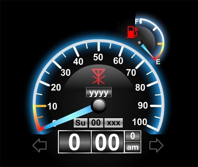 Заставка спидометр