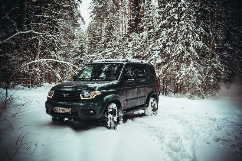 УАЗ Патриот зима 2008 года