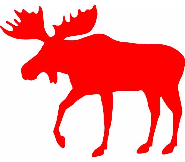 Лось красные