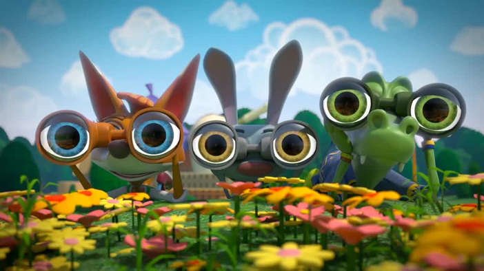 Броненосец из мультика 10 друзей кролика