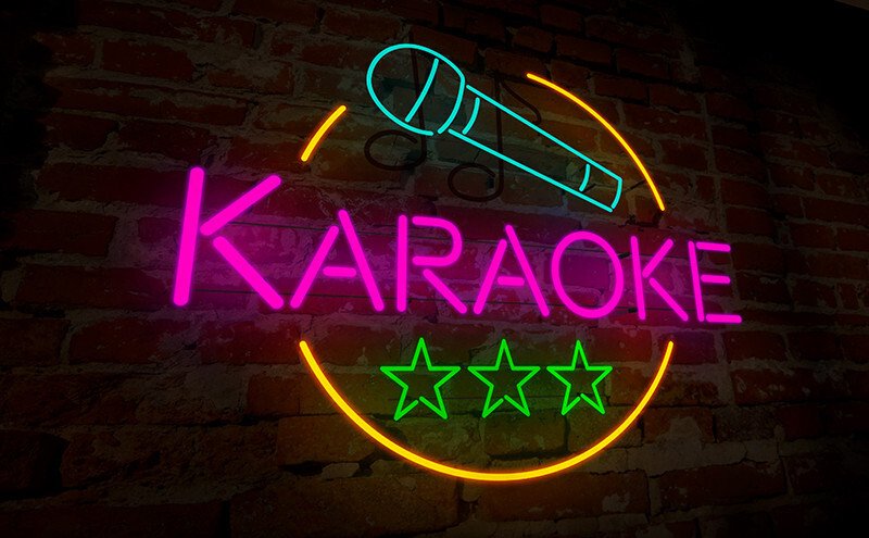 Караоке надпись