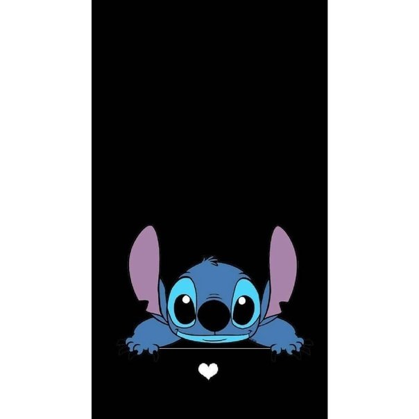 Парные обои Стич и Энджел