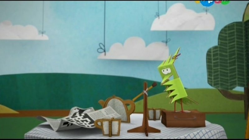 Карусель мультфильм бумажки