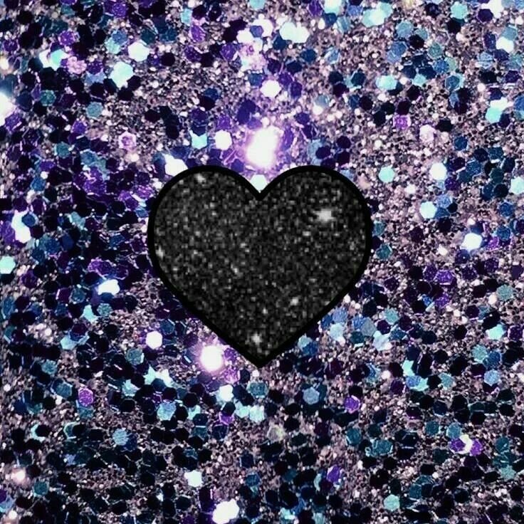 Сердечко блестящее