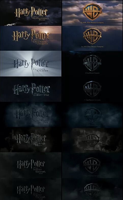 Логотипы WB Гарри Поттер