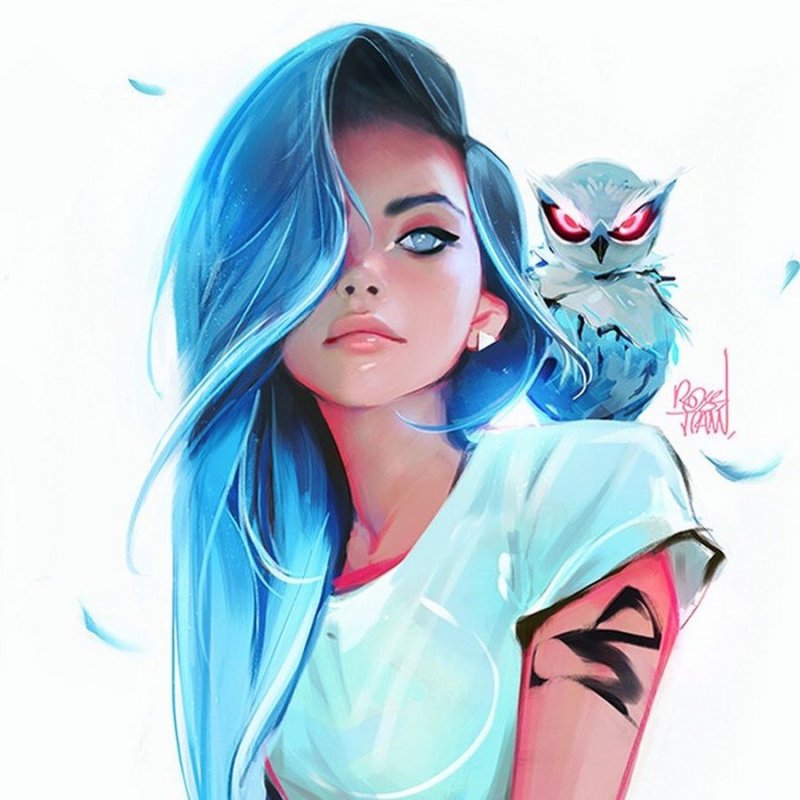 Красивые мультяшные девочки