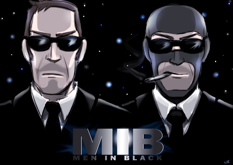 Люди в черном арты