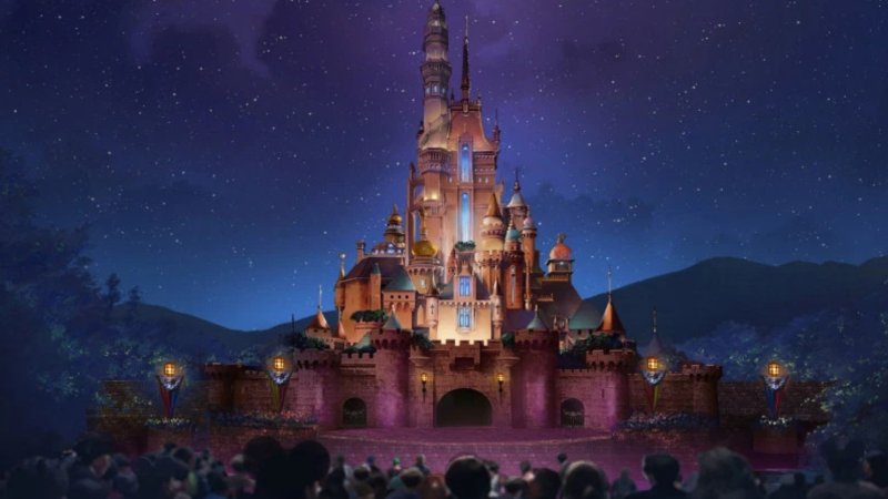 Замок Уолт Дисней пикчеус
