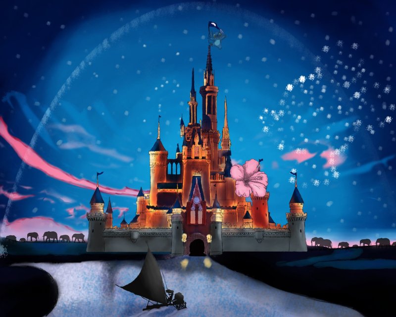 Уолт Дисней замок