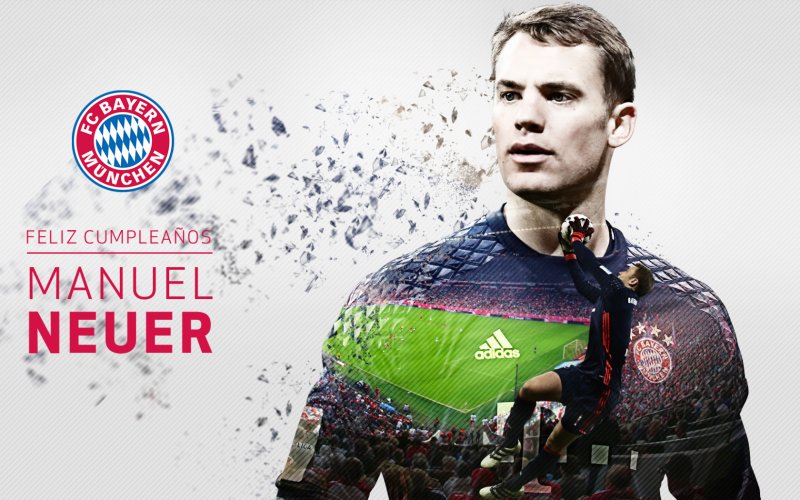 Мануэль Нойер Бавария арт