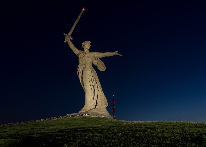 Мамаев Курган, монумент «Родина-мать».Волгоград.