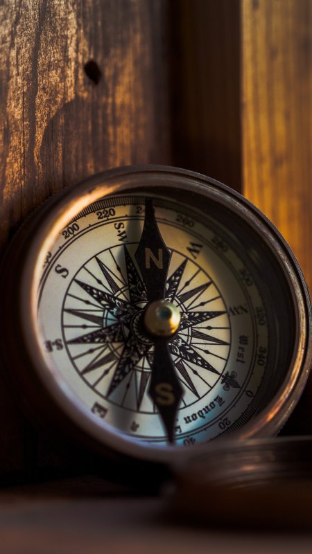 Компас красивый старинный