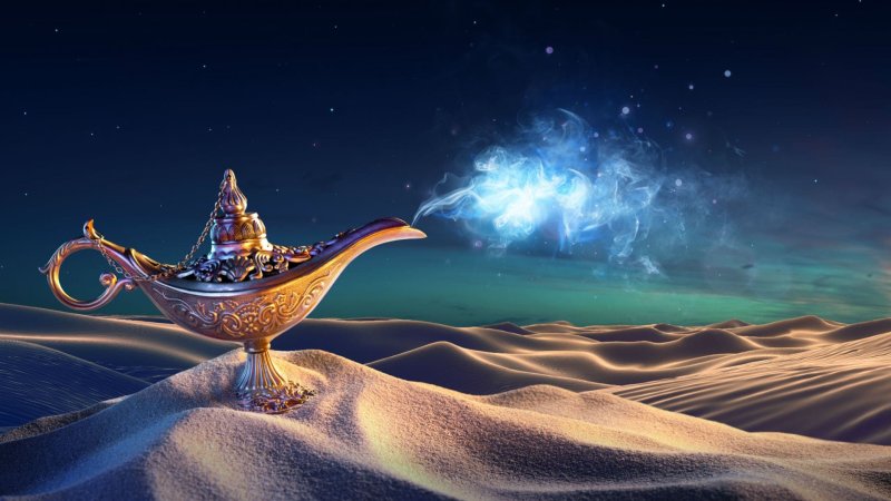 Восток лампа Джина