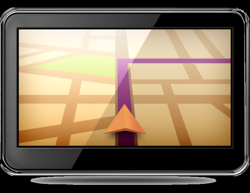 Навигатор на прозрачном фоне