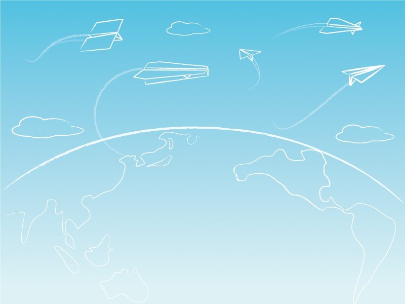 Фон для презентации самолет