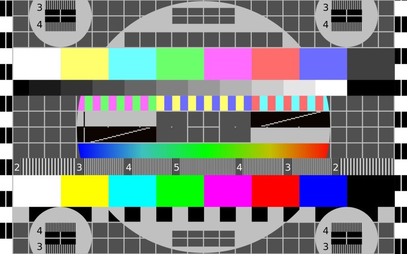 Телевизионная испытательная таблица СССР