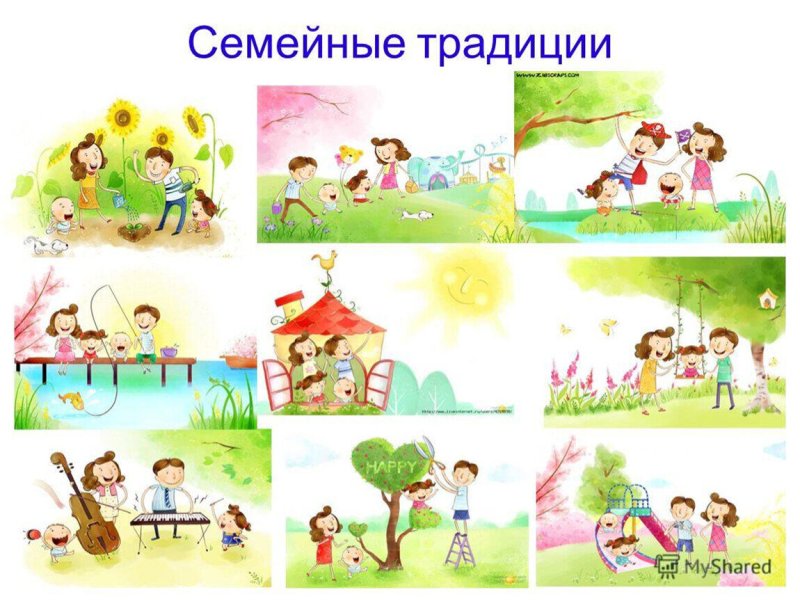 Рисунок на тему семейные традиции