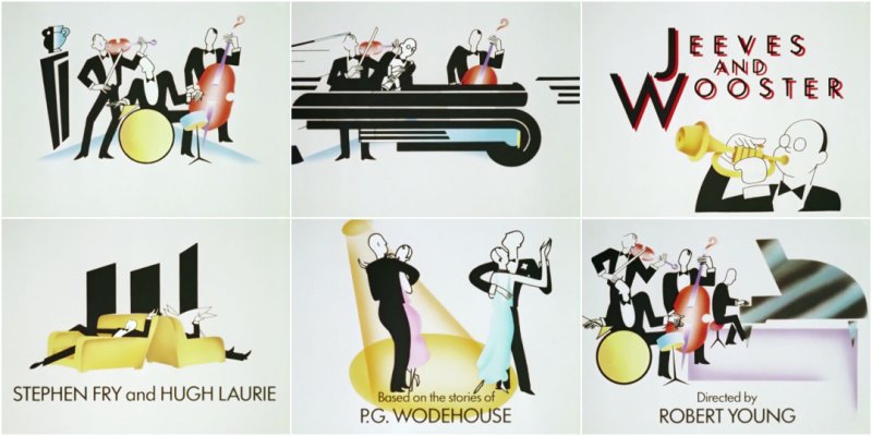 Дживс и Вустер иллюстрации сериал