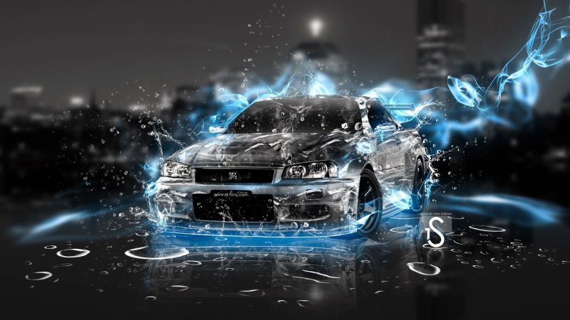Обои Nissan Skyline GTR r34 HD 1920х1080