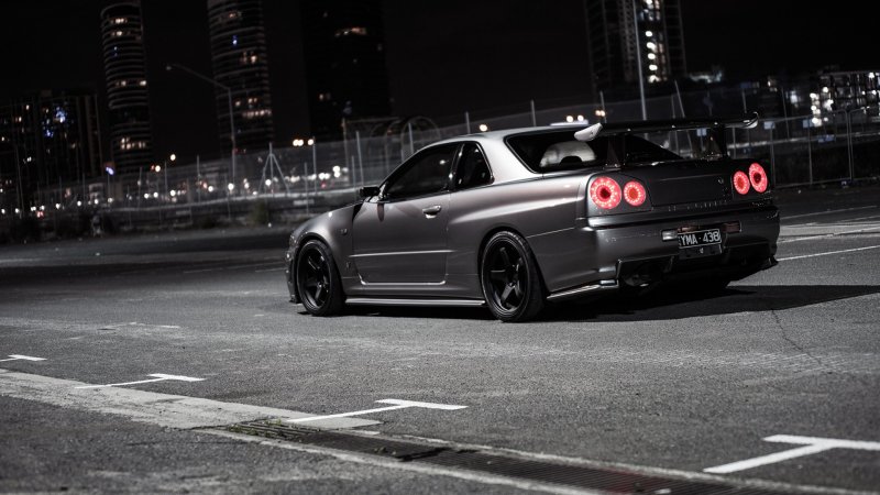 Nissan Skyline GTR r34 Black