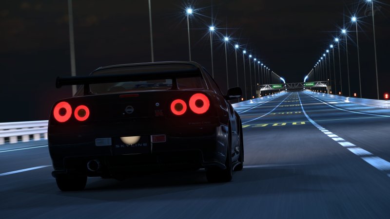 Nissan Skyline GTR r34 Night
