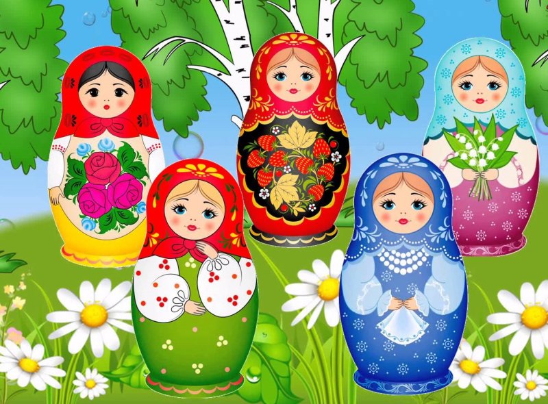 Матрешка символ России