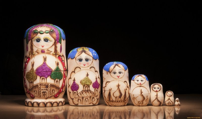 Красивые матрешки