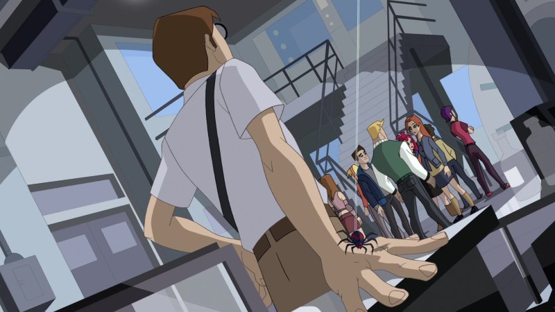 Грандиозный человек паук Питер и Лиз