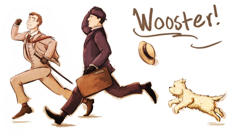 Дживс и Вустер иллюстрации к книге