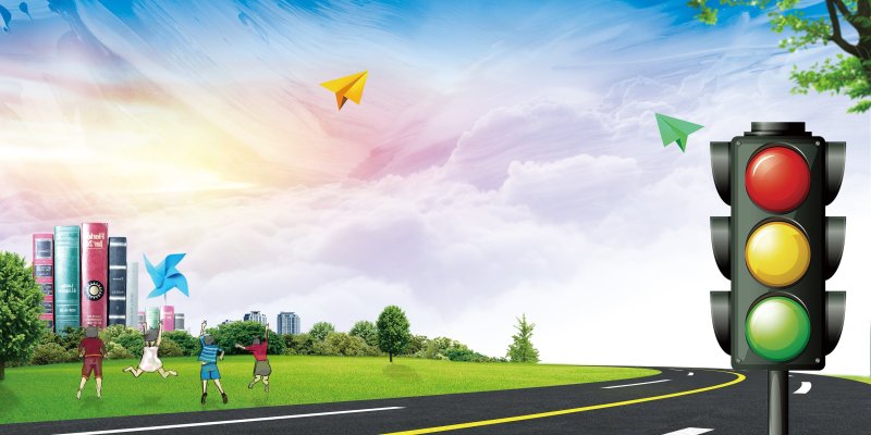 Фон ПДД для детей