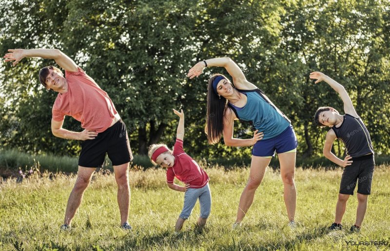 Спортивные занятия на свежем воздухе