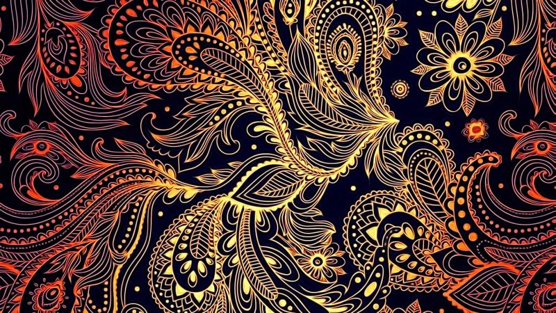 Хохлома паттерн вектор