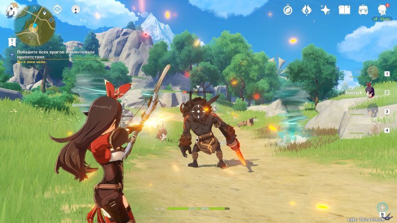 Геншин Импакт скрины игры