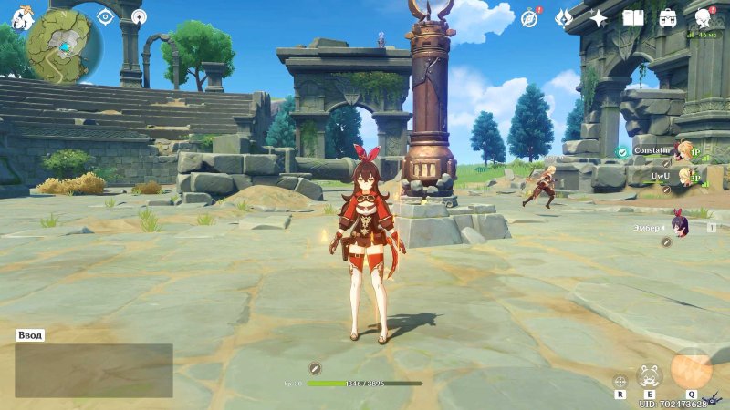 Genshin Impact геймплей