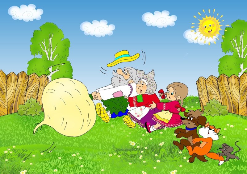 Репка мультфильм