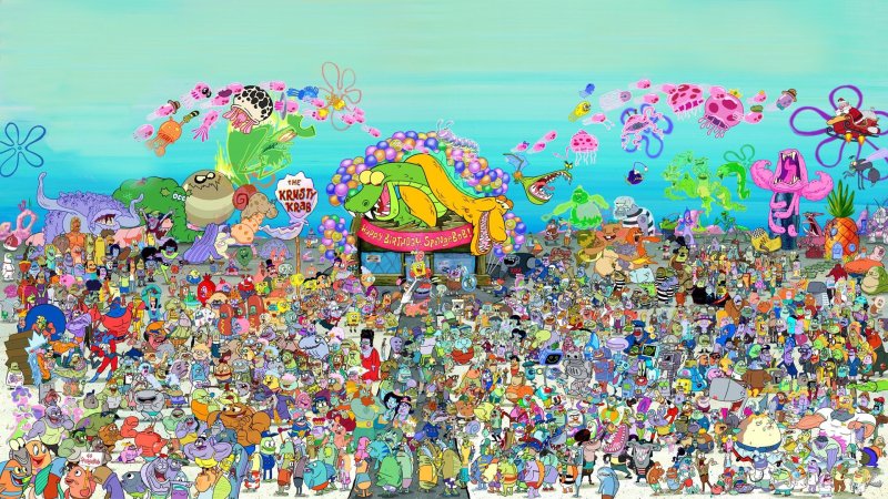 Губка Боб квадратные штаны мультсериал 1999