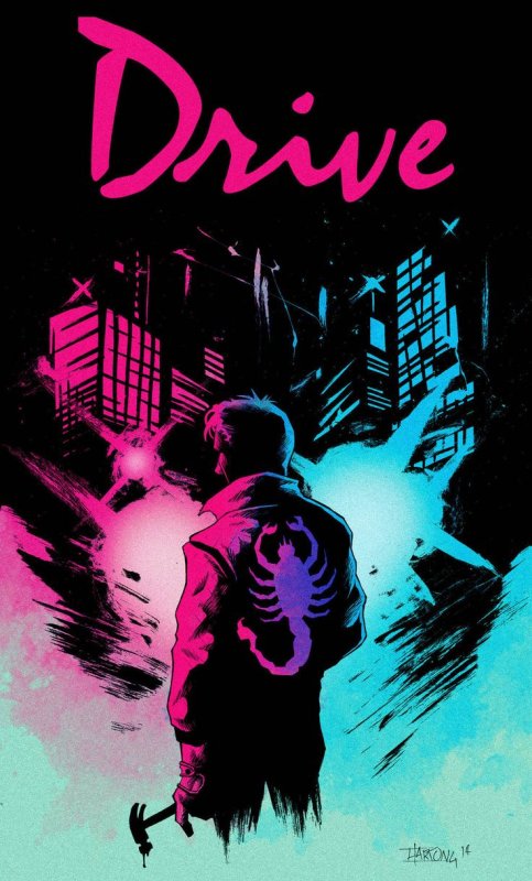 Райан Гослинг драйв арт