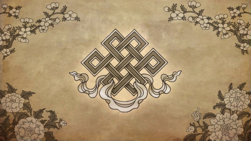 Тибетский буддизм бесконечный узел (Шриватса)