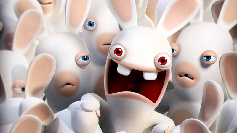 Rayman Raving Rabbids игра