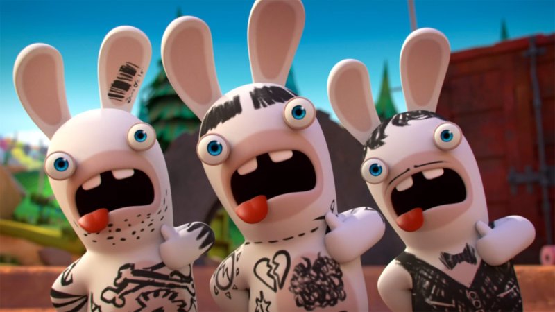 Rabbids Invasion зайцы