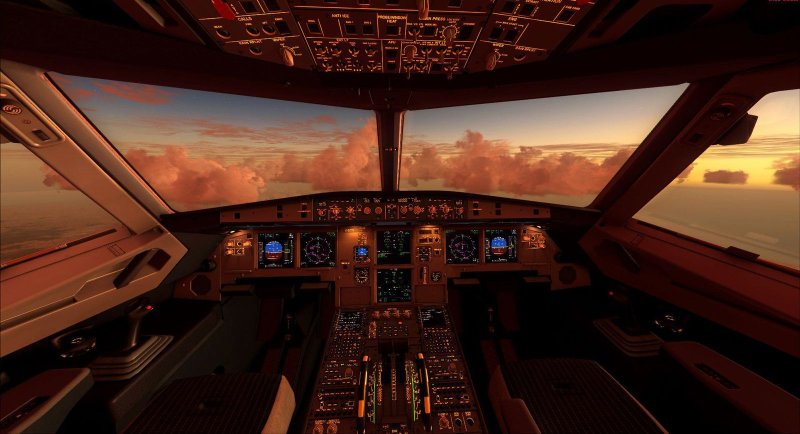 Боинг 737 кабина