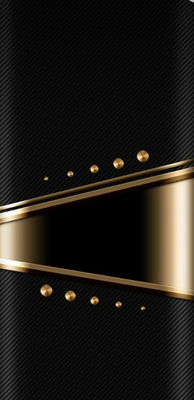Золото на черном фоне