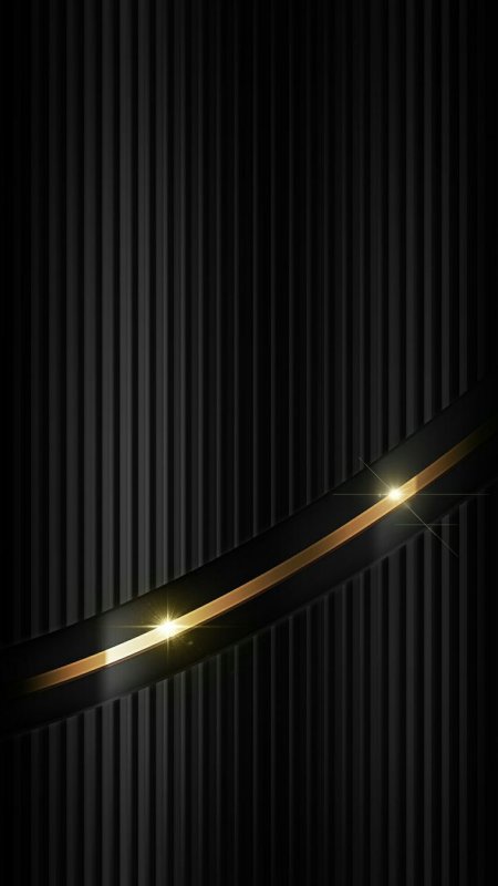 Черный фон с золотой полосой