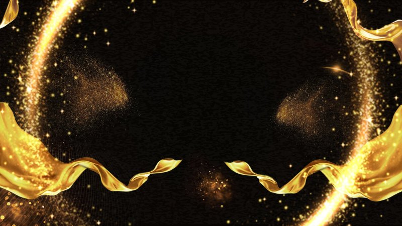 Черно золотой фон